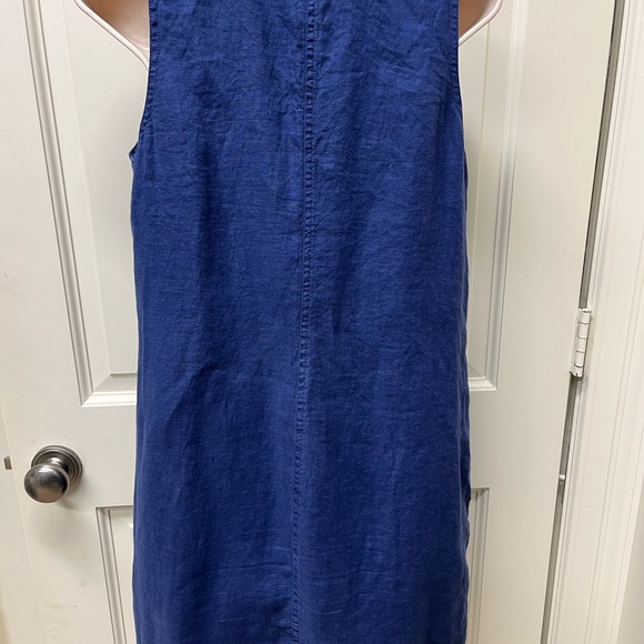 Tommy Bahama linen/cotton navy dress S/P - Picture 5 of 8
